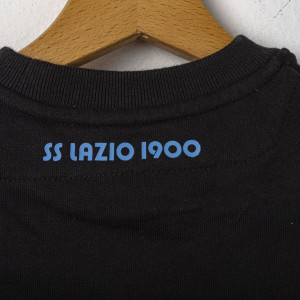 FELPA LAZIO FULL ZIP CON CAPPUCCIO NERA 2020/2021 MACRON - 15