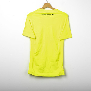 short-sleeved away goalkeeper compression jersey ss lazio giallo fluo 2019/2020 MACRON - 2