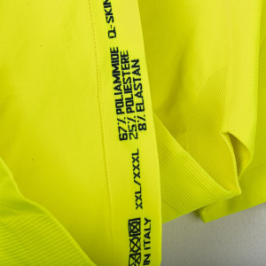 maglia a compressione away manica corta ss lazio giallo fluo 2019/2020 MACRON - 14