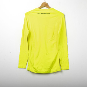 away goalkeeper compression jersey ml ss lazio yellow fluo 2019/2020 MACRON - 2