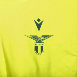 maglia a compressione away ml ss lazio giallo fluo 2019/2020 MACRON - 3