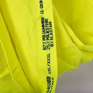 away goalkeeper compression jersey ml ss lazio yellow fluo 2019/2020 MACRON - 10