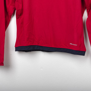 FELPA BAMBINO ALLENAMENTO GIROCOLLO CAGLIARI ROSSA/BLU NAVY 2017/2018 MACRON - 14