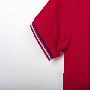 POLO BAMBINO ROSSA/BLU NAVY/BIANCA CAGLIARI MACRON - 9