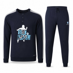 pigiama serafino ssc napoli blu Homewear s.r.l. - 1