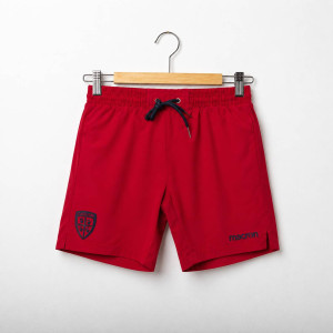 SHORT MARE ROSSO/NAVY CAGLIARI MACRON - 1