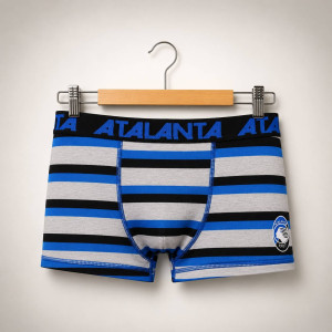 BOXER GRIGIO BAMBINO ATALANTA AMISTAD - 1