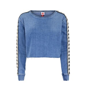 felpa corta denim donna kappa KAPPA - 1