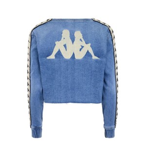 felpa corta denim donna kappa KAPPA - 2