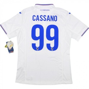 maglia away sampdoria cassano n.10 2015/2016 KAPPA - 1