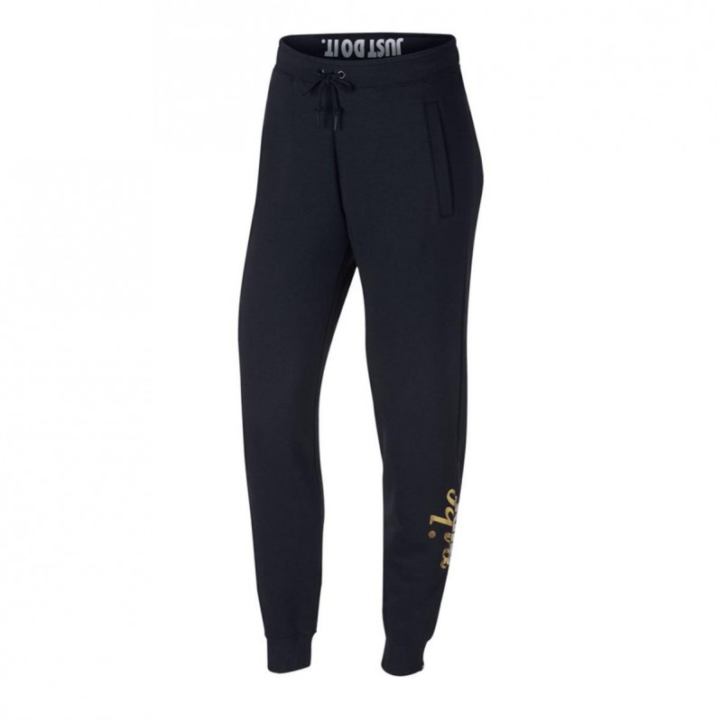 pantaloni donna neri rally NIKE - 1