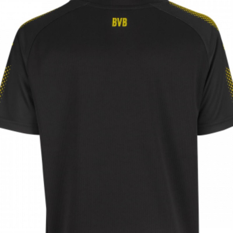 Asciugamano Ufficiale Borussia Dortmund, 100% Cotone, Colore Nero-grigio