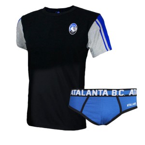 COMPLETO GIROCOLLO SLIP NERO ATALANTA NIKE - 1
