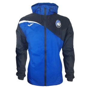 GIACCA CON CAPPUCCIO AZZURRA/NERA BAMBINO ATALANTA JOMA - 1