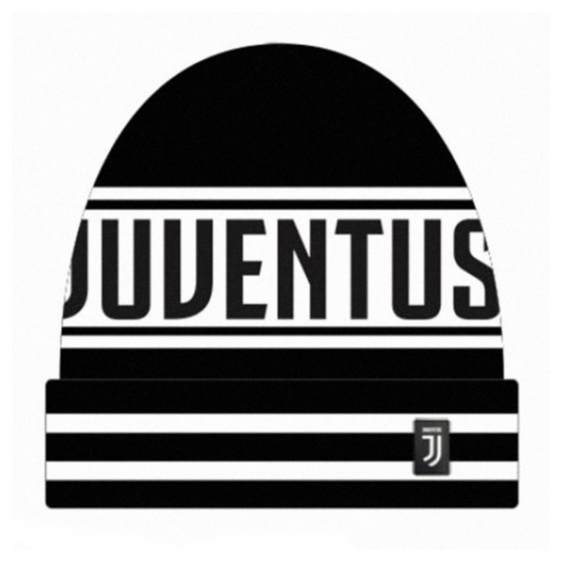 CAPPELLO LANA JACQUARD BIANCONERO FC JUVENTUS ENZO CASTELLANO - 1