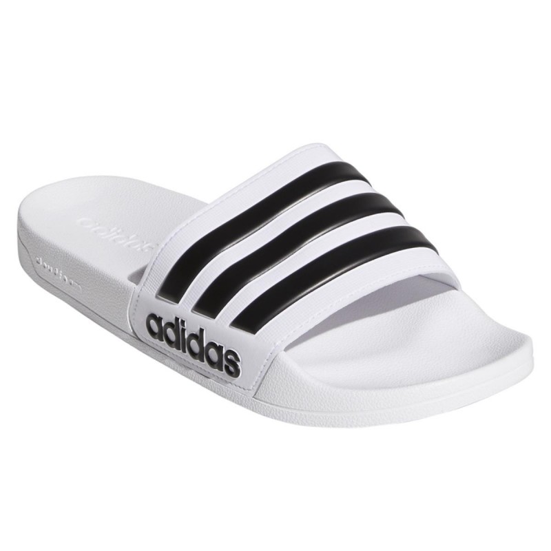 adidas white slippers