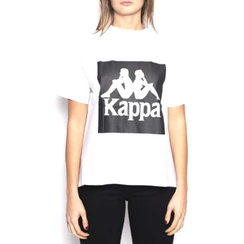 Maglietta kappa sales bianca donna
