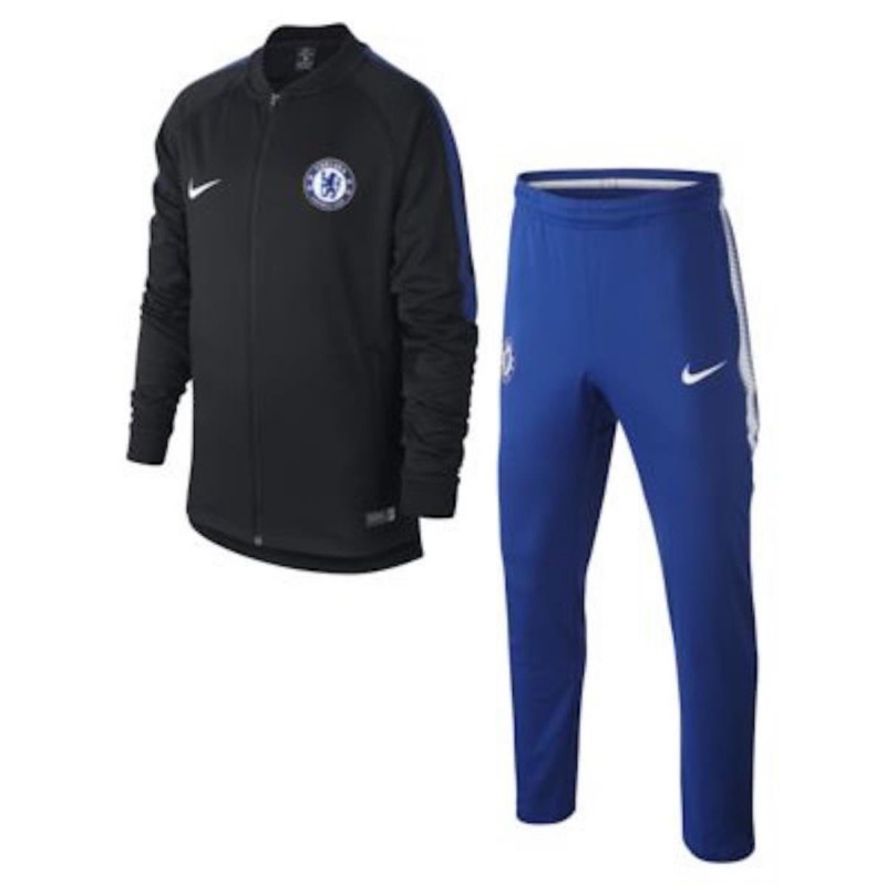 tuta dry squad blu bambino chelsea 2017/2018 NIKE - 1