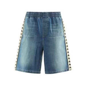 pantaloncini banda denim blu kappa KAPPA - 1