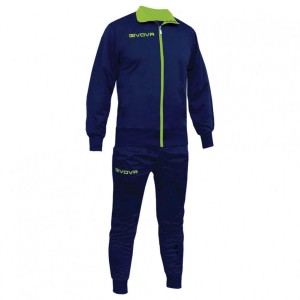 TUTA TORINO GIVOVA BLU/GIALLO FLUO BAMBINO GIVOVA - 1