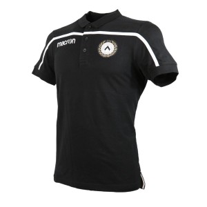 UDINESE BLACK POLO MACRON - 1