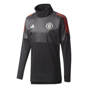 FELPA ALLENAMENTO NERA DEL MANCHESTER UNITED ADIDAS - 1