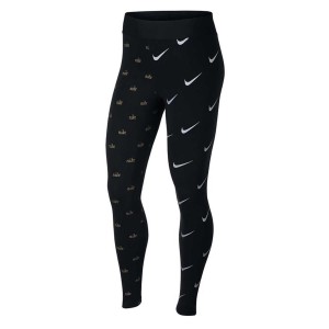 leggings logo donna neri nike NIKE - 1