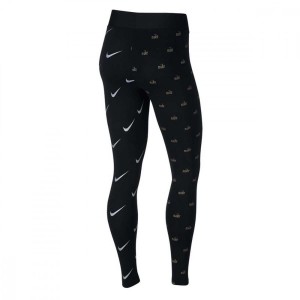 leggings logo donna neri nike NIKE - 2