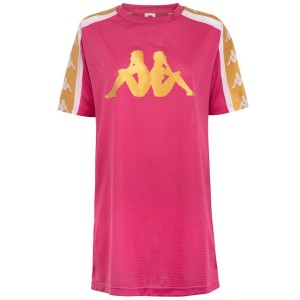 t-shirt banda donna rosa/oro kappa KAPPA - 1