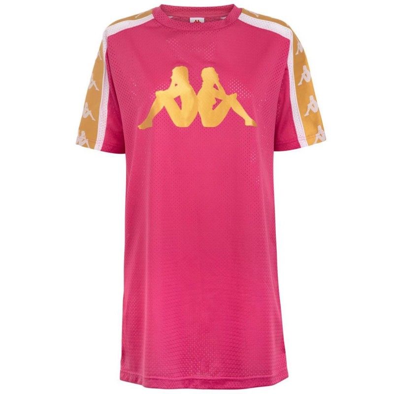 t-shirt banda donna rosa/oro kappa KAPPA - 1