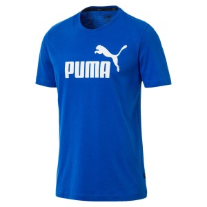t-shirt royal puma logo tee PUMA - 1