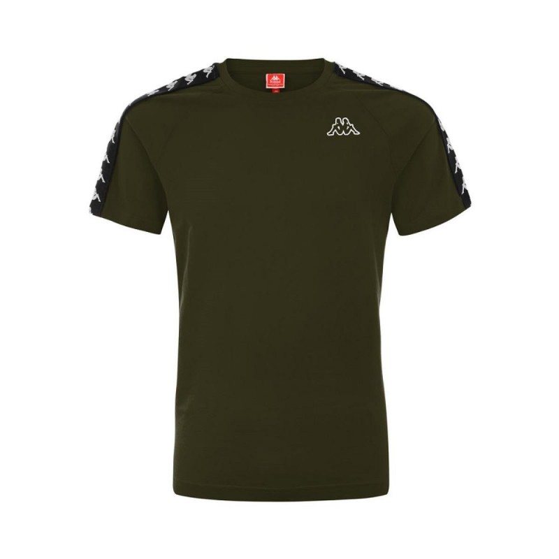 t-shirt verde/nera kappa KAPPA - 1