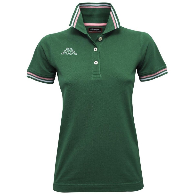 polo donna verde/rosa kappa KAPPA - 1