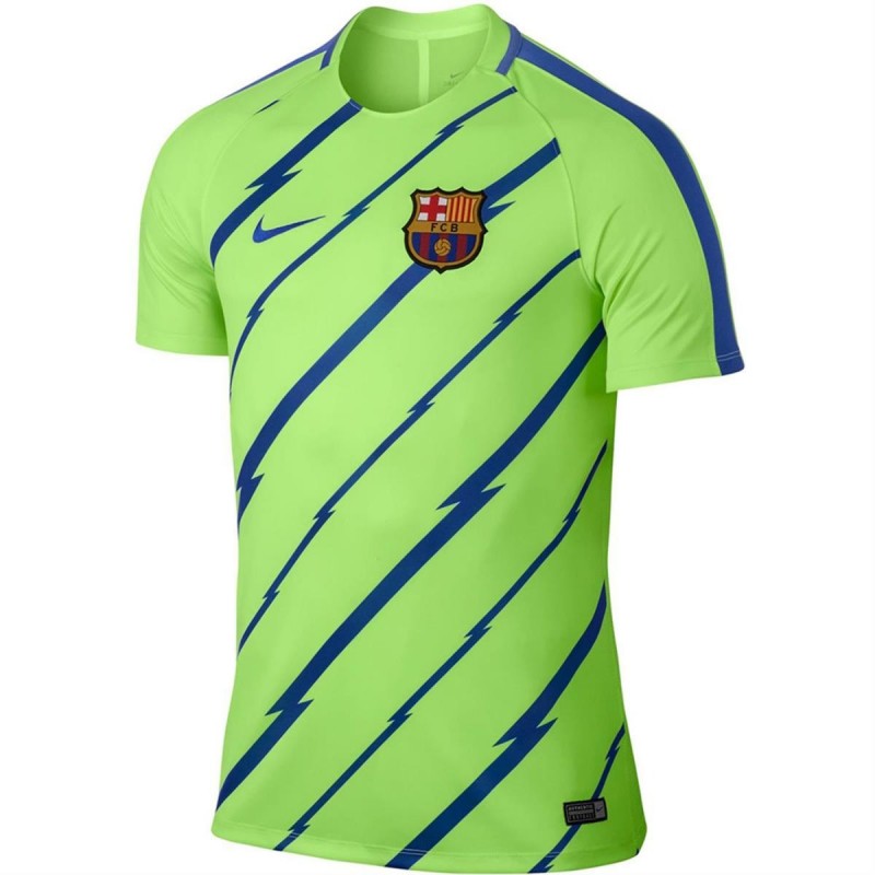 t-shirt dry squad verde fc barcellona NIKE - 1