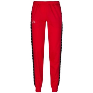 pantaloni sport banda rosso/neri donna kappa KAPPA - 1