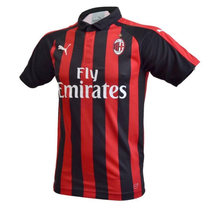 MAGLIA GARA HOME AUTHENTIC AC MILAN 2018/2019 PUMA - 1