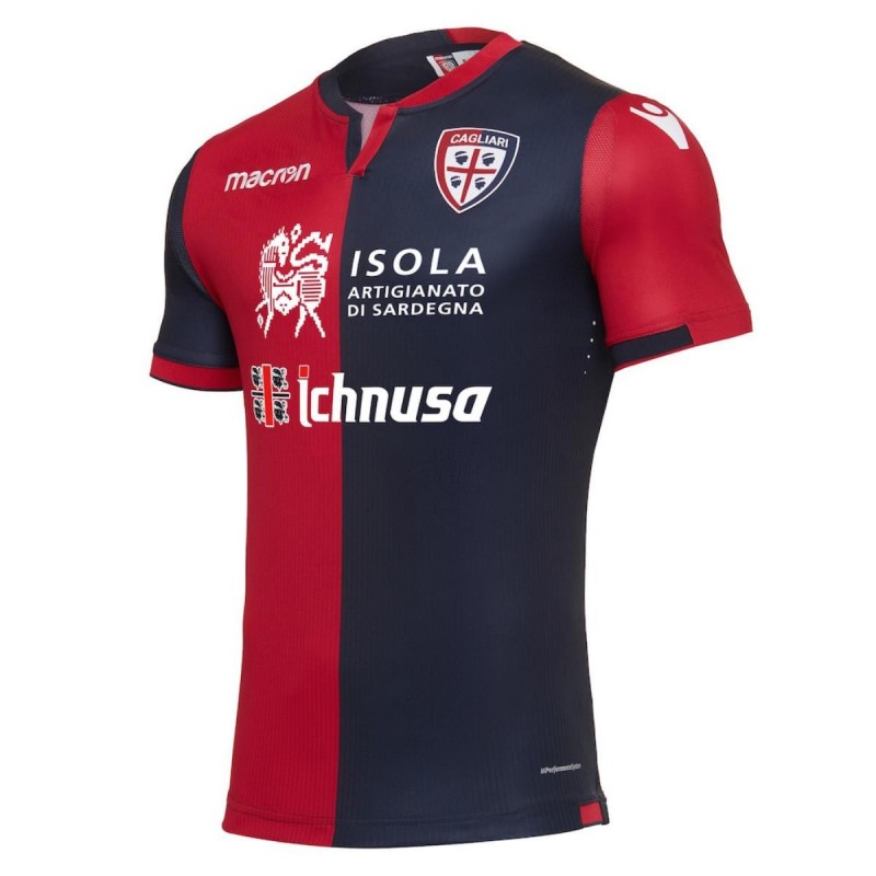 MAGLIA HOME CAGLIARI 2017/2018 MACRON - 1