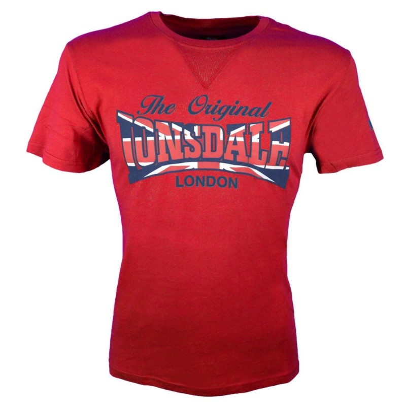 t-shirt original rossa lonsdale LONSDALE - 1