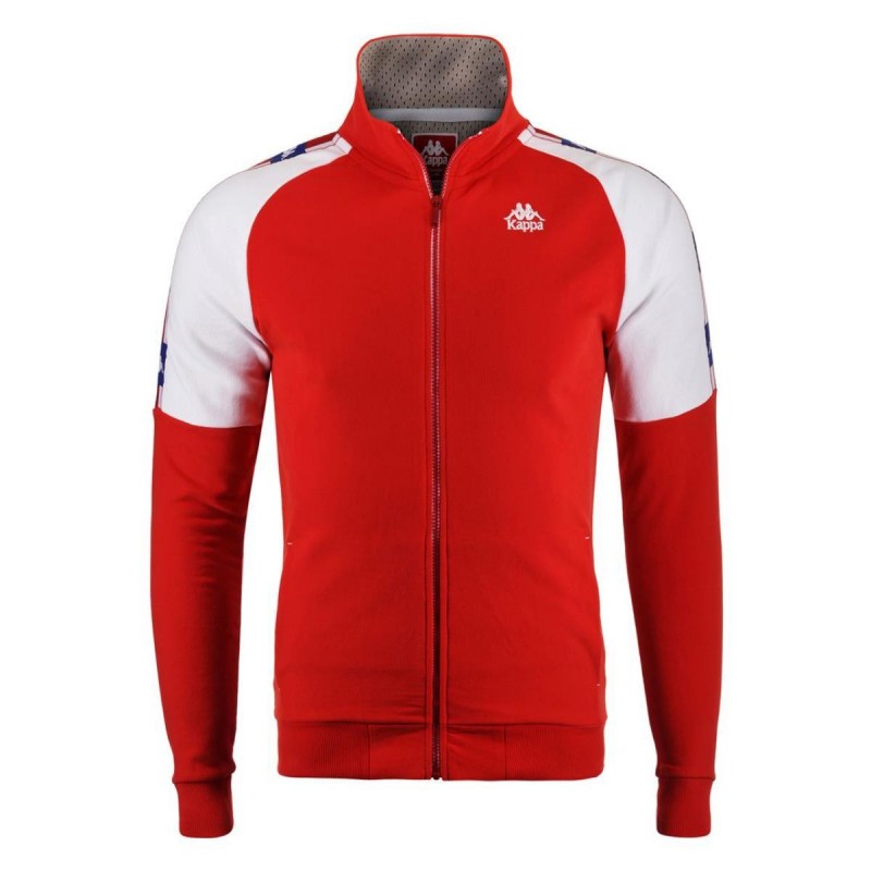 felpa athletic full zip rossa kappa KAPPA - 1