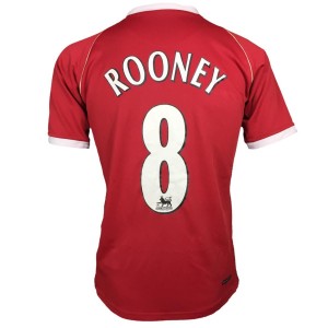 maglia home manchester united n.8 rooney bambino 2006/2007 NIKE - 1