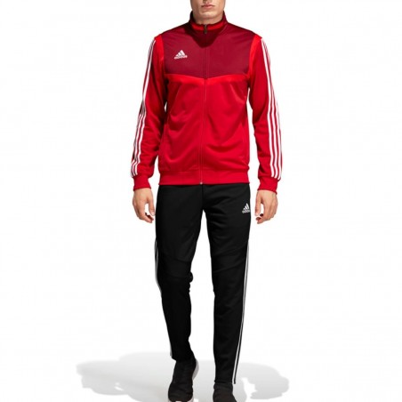 tuta rossa adidas