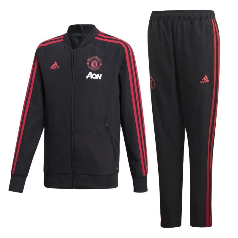 tuta rappresentanza nera/rossa manchester united ADIDAS - 1