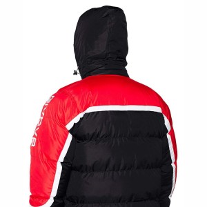 giacca con cappuccio nero/rosso givova GIVOVA - 2