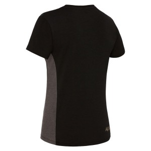 t-shirt donna nero/grigia macron MACRON - 2