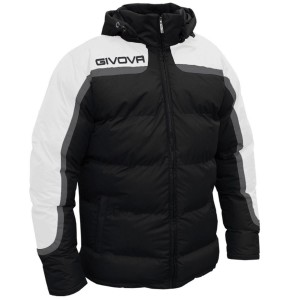 giacca con cappuccio nero/bianca givova GIVOVA - 1