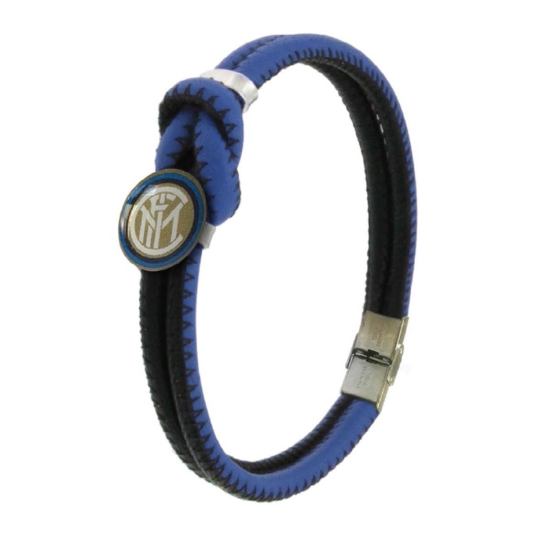 FC INTER BRACCIALE IN PELLE NODO