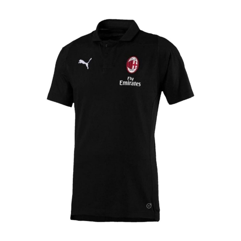 POLO PERFORMANCE NERA BAMBINO AC MILAN PUMA - 1