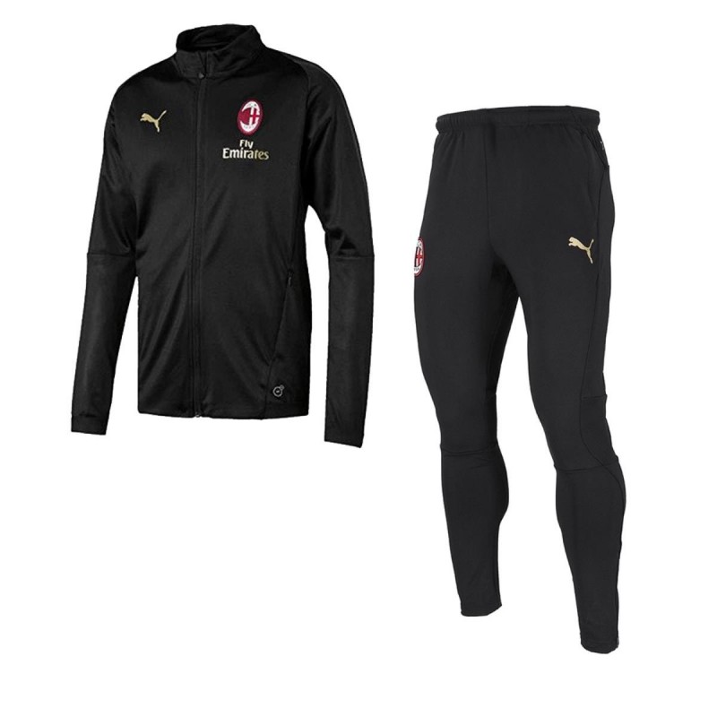 TUTA RAPPRESENTANZA NERA AC MILAN PUMA - 1