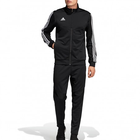 tuta nera adidas