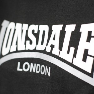tuta sportiva con cappuccio nera lonsdale LONSDALE - 2